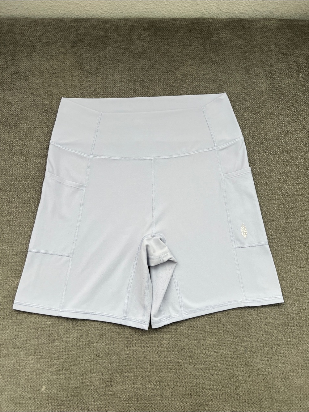 FP Movement by Free People Pale purple High-Rise Bike Shorts with Side Pockets